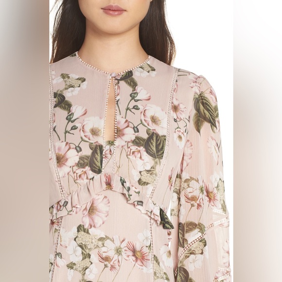 Ever New Floral Print High/Low Hem Dress | 6 NWT - Picture 5 of 16